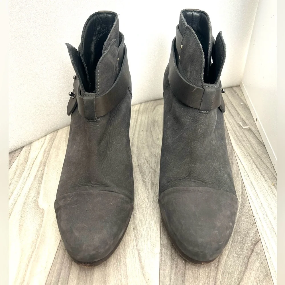 Rag and Bone Harrow suede ankle boots size 39 Dark Gray - Picture 6 of 11